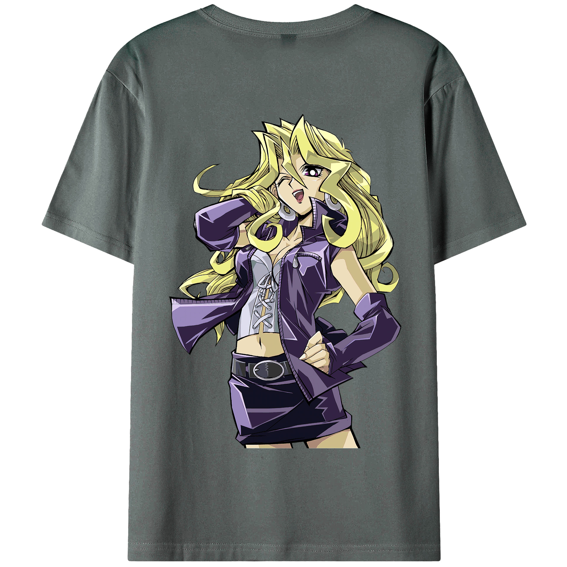 （画像用） 遊☆戯☆王 Yu-Gi-Oh! 綿100％半袖Tシャツ（背面プリント）